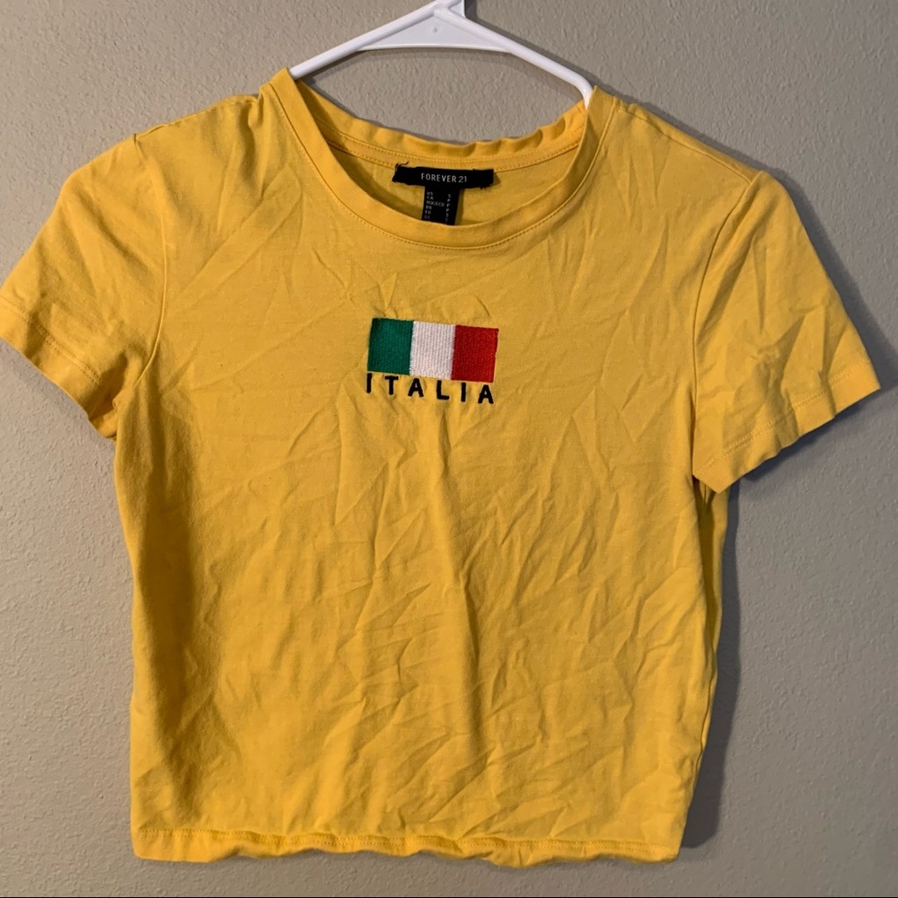 Forever 21 italian crop top